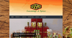 Desktop Screenshot of easispice.com